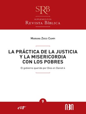 cover image of La práctica de la justicia y la misericordia con los pobres
